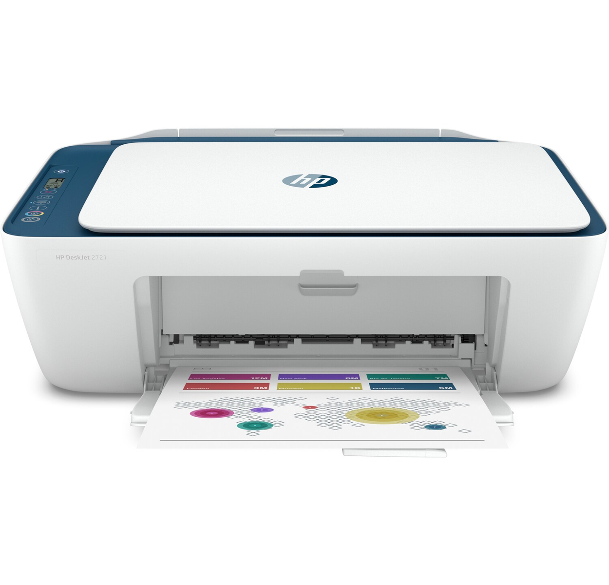 Impresora multifunción de tinta - 7FR54B HP, Blanco