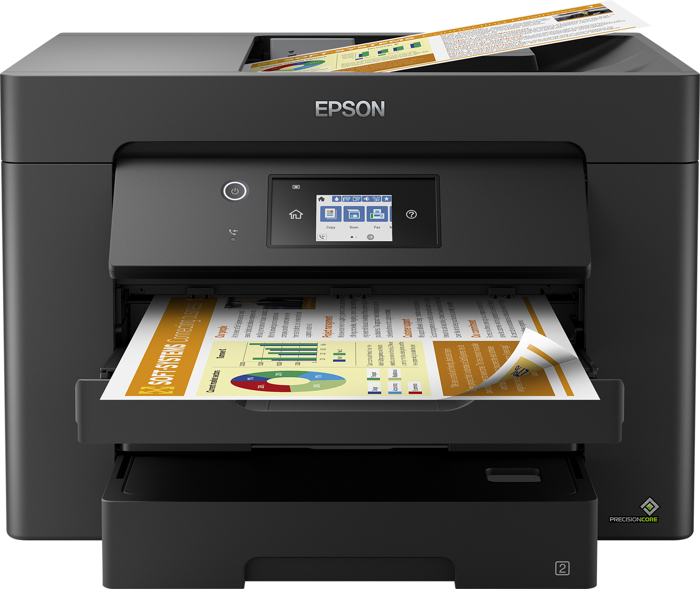 Impresora multifunción de tinta - WorkForce WF-7835DTWF EPSON, Negro