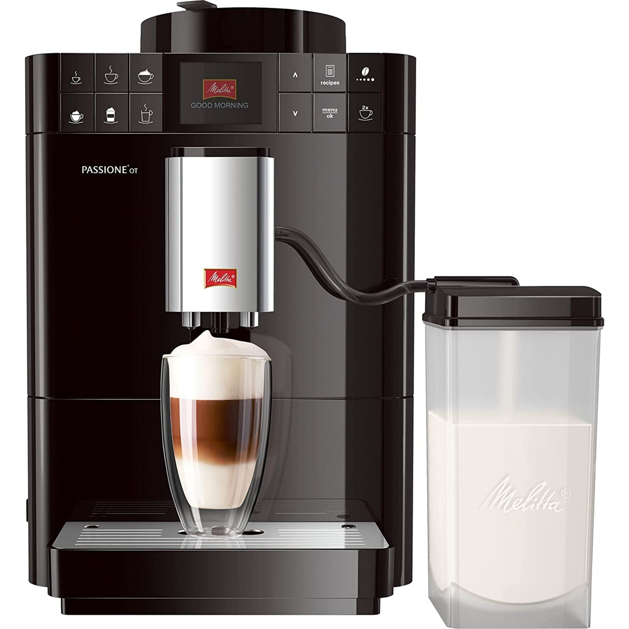 Cafetera automática - F53/1-102 MELITTA, 15 barbar, 1450 W, Negro