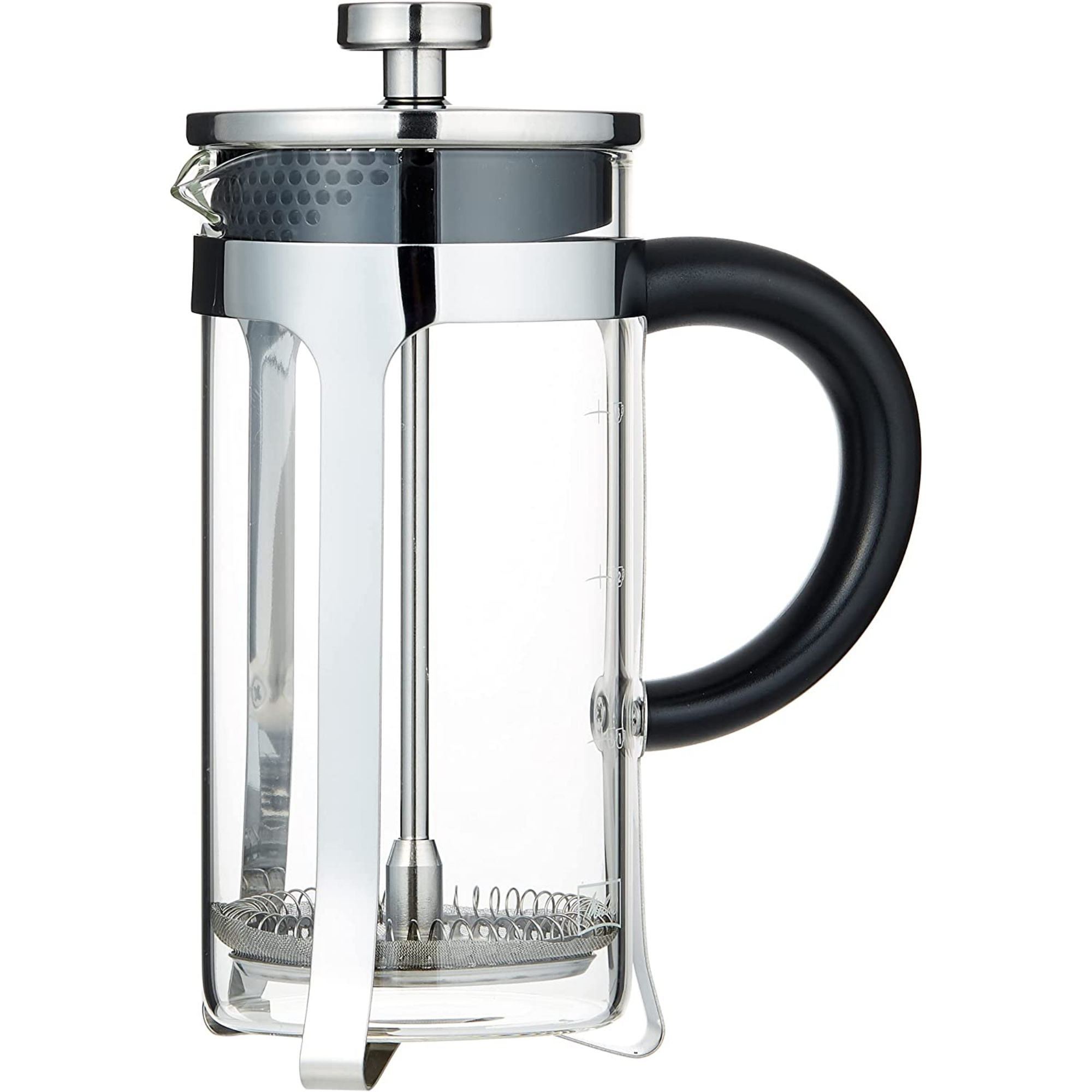 Melitta Premium Cafetera prensa francesa para 3 tazas vidrio y acero inoxidable 350 ml noir acier inoxydable transparent de 6648664