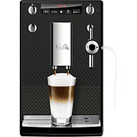 Cafetera automática  - E957-305 MELITTA, 15 barbar, 1400 W, 2 tazas, Negro
