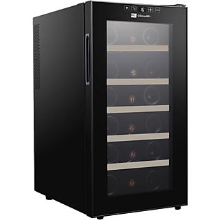 Vinoteca libre instalación - CLIMADIFF CC18, 18 botellas, Negro