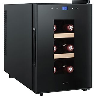 Vinoteca libre instalación - 100% PEAKPOWER WCL 6B, 6 botellas, Negro