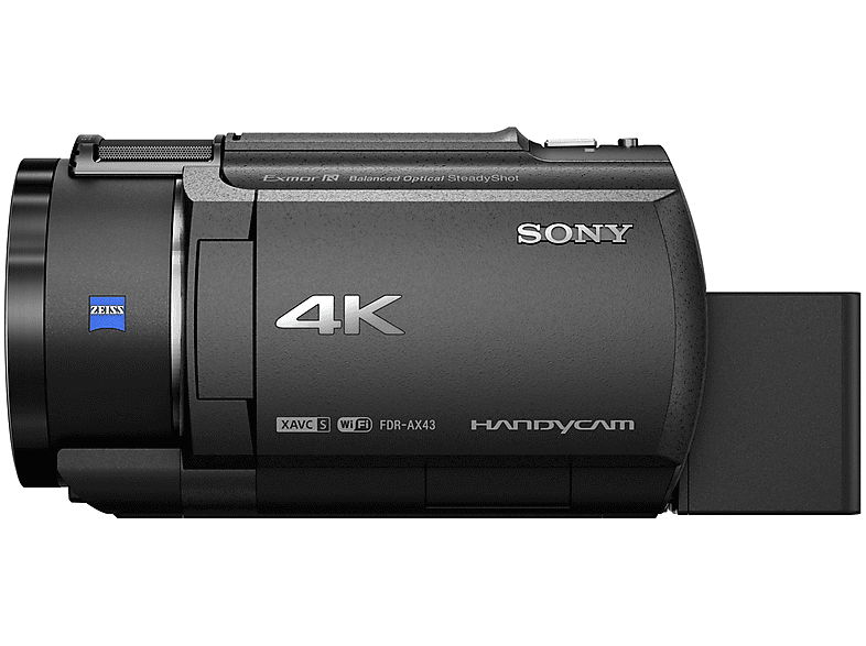 , 43 Camcorder 20xopt. FDR-AX SONY Zoom 4K