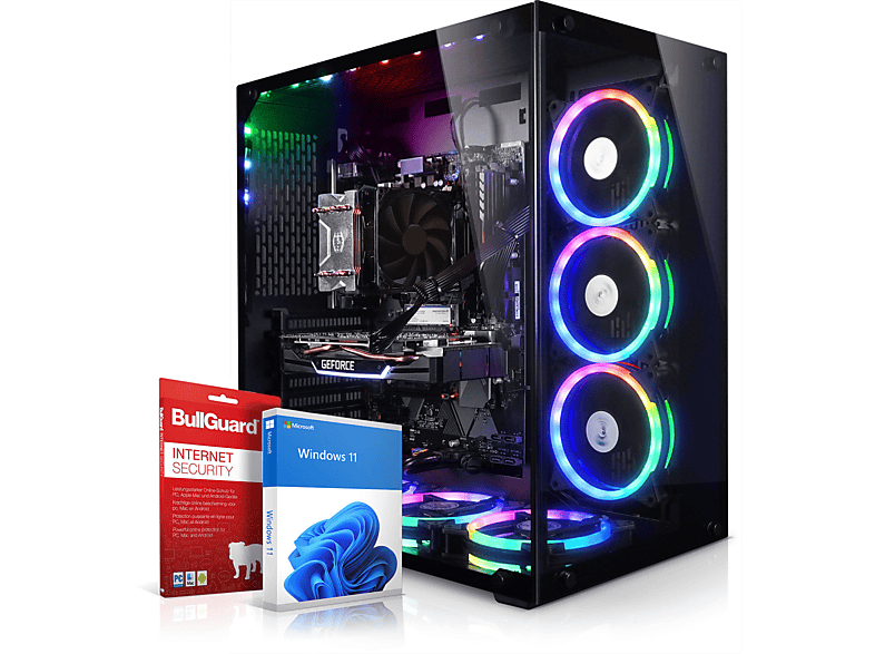 KIEBEL Panorama V Gamer, Windows 11 Home, Gaming PC , 32 GB RAM , 2 TB