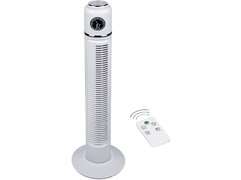 Taurus TF780 Turmventilator – Leiser Standventilator Mit Fernbedienung, 45W, 3 Stufen & 7,5h Timer