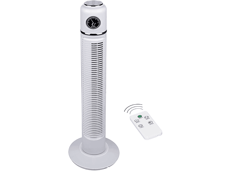 Turmventilator Timer Watt) TVE26 Fernbedienung mit (50 Weiß JUNG und