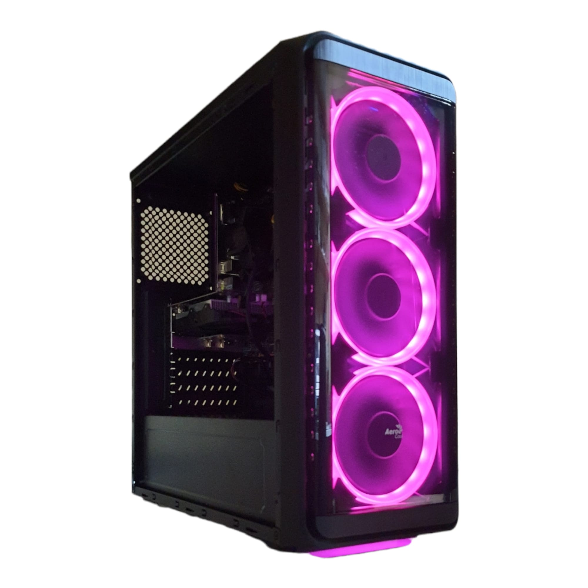 PC Gaming Kraken - JOYBE COMPUTERS, Procesador Intel® Core™ i7-11700 caché de 16 MB; hasta 4,90 GHz, 16 GB, 240 GB, 2 TB, NVIDIA GTX 1650 4 GB, Windows 11, Negro