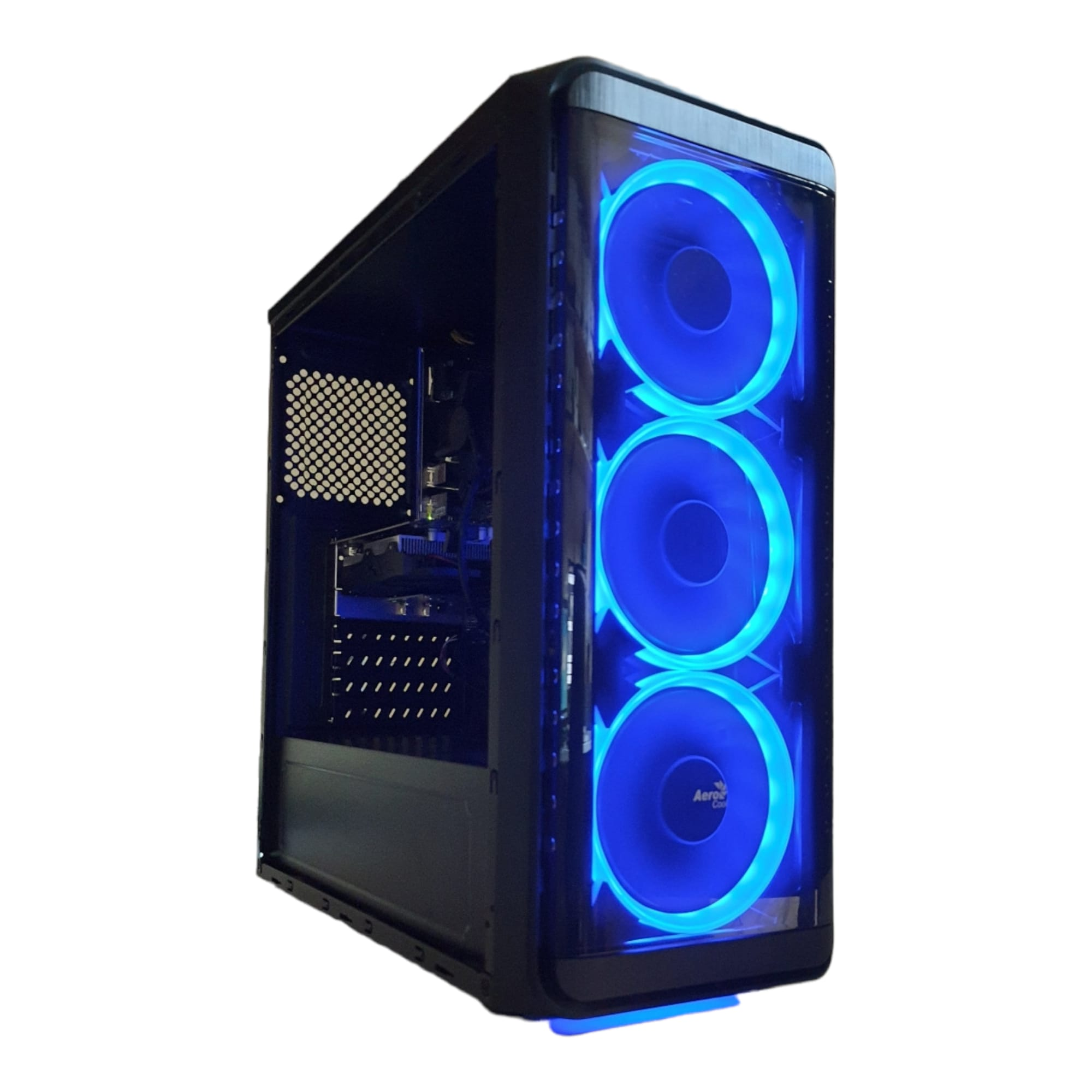 PC Gaming CALIPSO - JOYBE COMPUTERS, Procesador Intel® Pentium® Gold G6400 4.0 GHz, 16 GB, 480 GB, Nvidia Geforce GT 1030 2 GB GDDR5 (1x HDMI , 1x DVI) DirectX12, Windows 11, Negro RGB