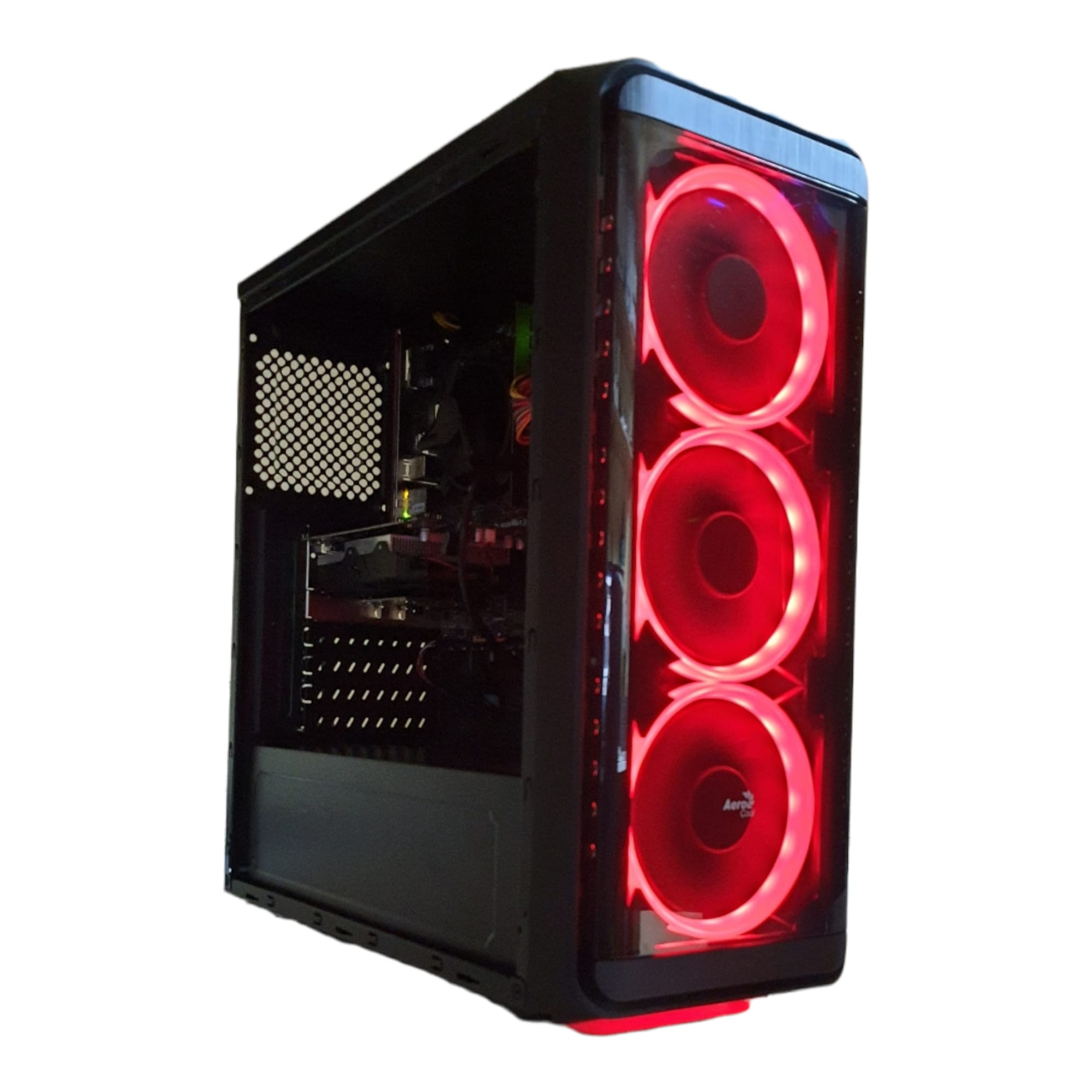 PC Gaming AETHONAN - JOYBE COMPUTERS, Procesador Intel® Pentium® Gold G6400 4.0 GHz, 16 GB, 240 GB, 2 TB, Radeon RX 550 4 GB GDDR5 (1x HDMI, 1x DVI, 1x DisplayPort) DirectX12, Windows 11, Negro RGB