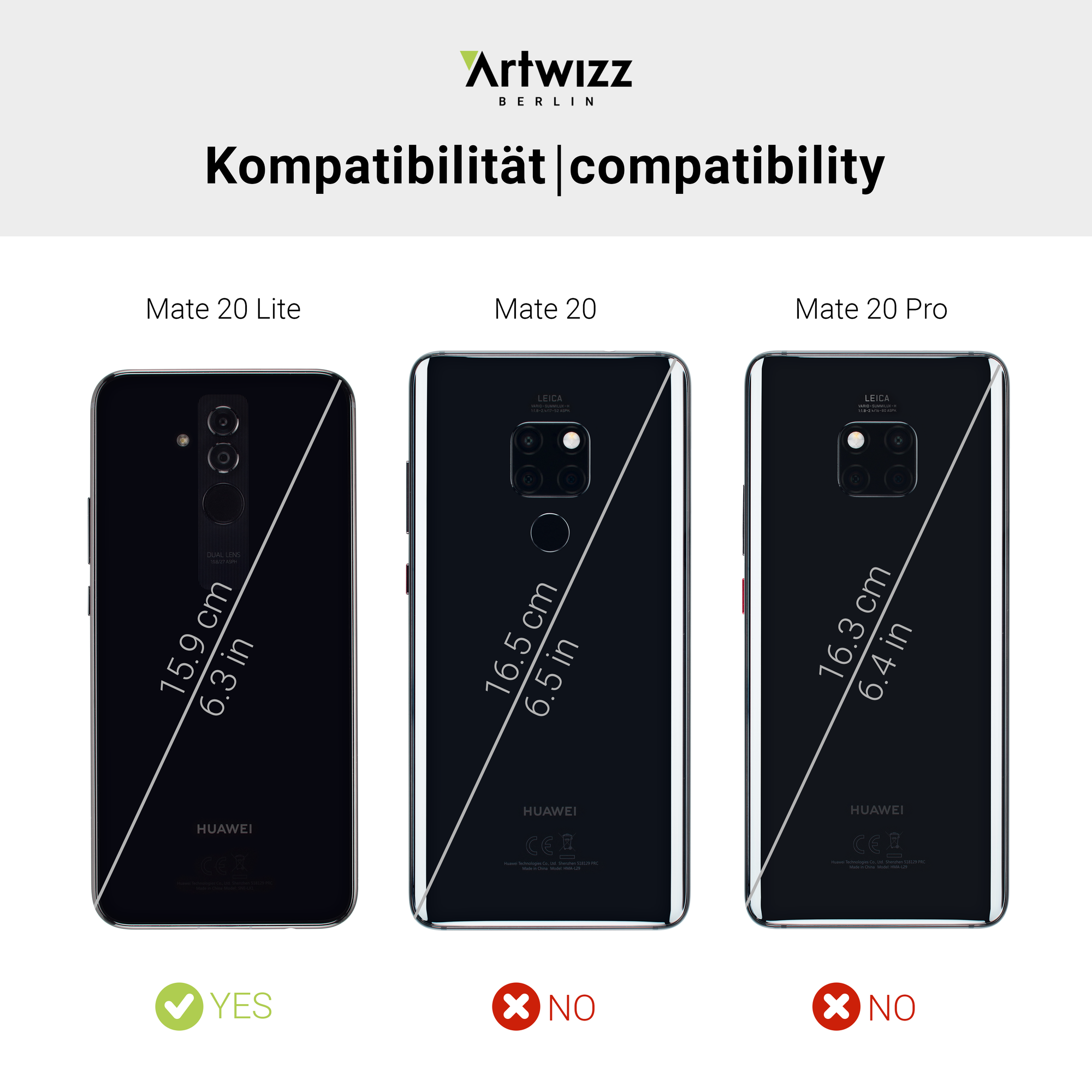ARTWIZZ NoCase, Backcover, Huawei, Mate Transparent 20 Lite