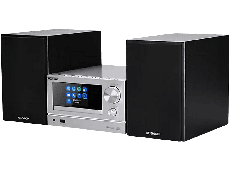 KENWOOD M 7000 SS Smart Micro Hi-Fi System (Silber) | Kompaktanlagen & Audiosysteme
