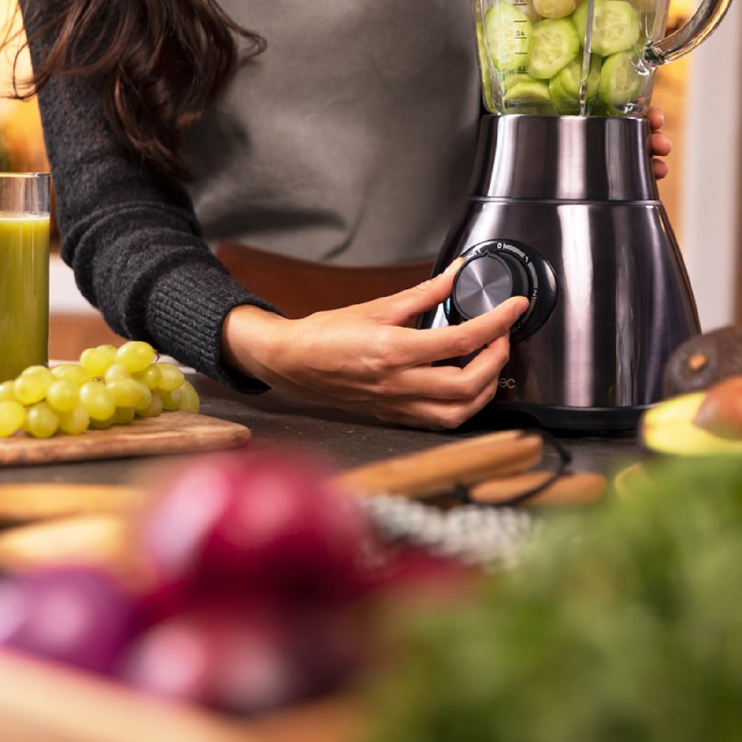 Blender kielichowy CECOTEC Power Black Titanium 1800 Go Czarny