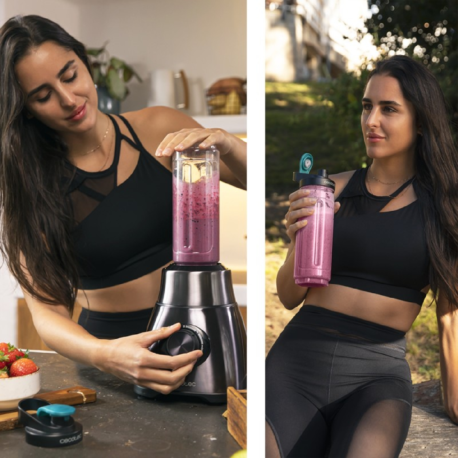 Blender kielichowy CECOTEC Power Black Titanium 1800 Go Czarny