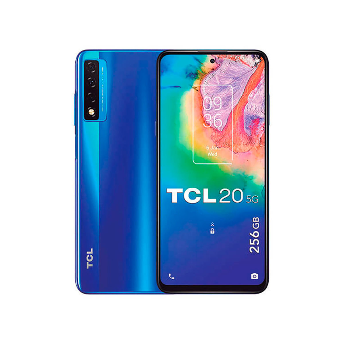 Móvil - TCL 20 5G TCL, Azul, 256 GB, 6 GB, 6,67 ", Qualcomm Snapdragon 690 5G (8 nm)