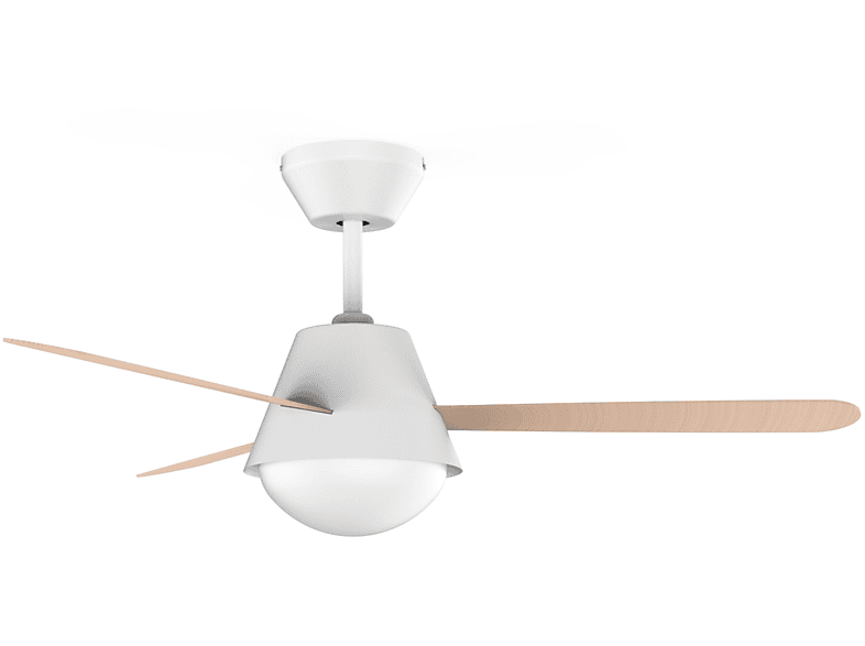 LEDS C4 Buran Deckenventilator Holzfarben (27 Watt) SATURN