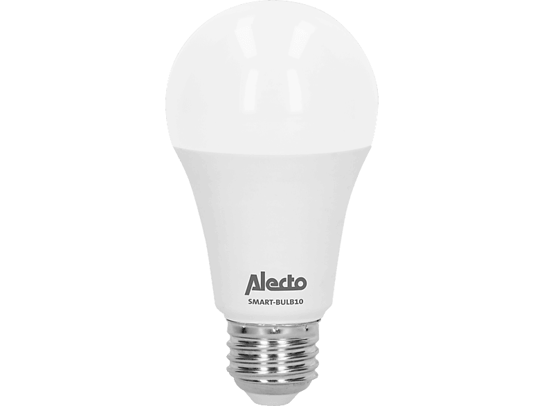 ALECTO SMART-BULB10 DUO - 2er Pack smarte,mehrfarbige WLAN-LED-Glühlampen mit E27-Sockel Kaltes Weiß,Neutrales Weiß,RGB,Sehr warmes Weiß,Warmes Weiß