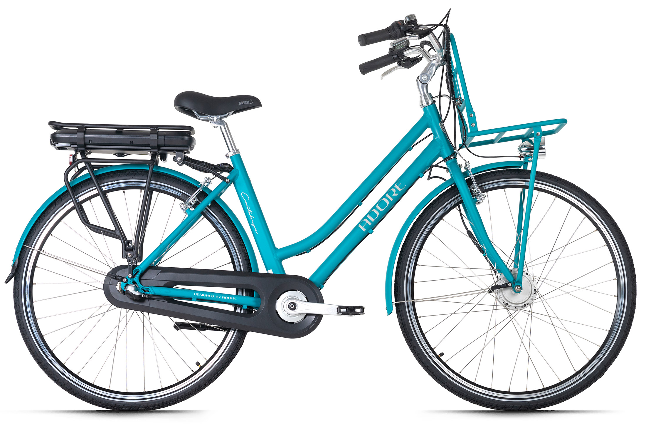 (Laufradgröße: 49 Rahmenhöhe: cm, 374,4 Cantaloupe ADORE Damen-Rad, Citybike 28 Wh, Zoll, Blau)