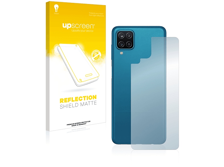 UPSCREEN entspiegelt matte Schutzfolie(für Samsung A12) Galaxy