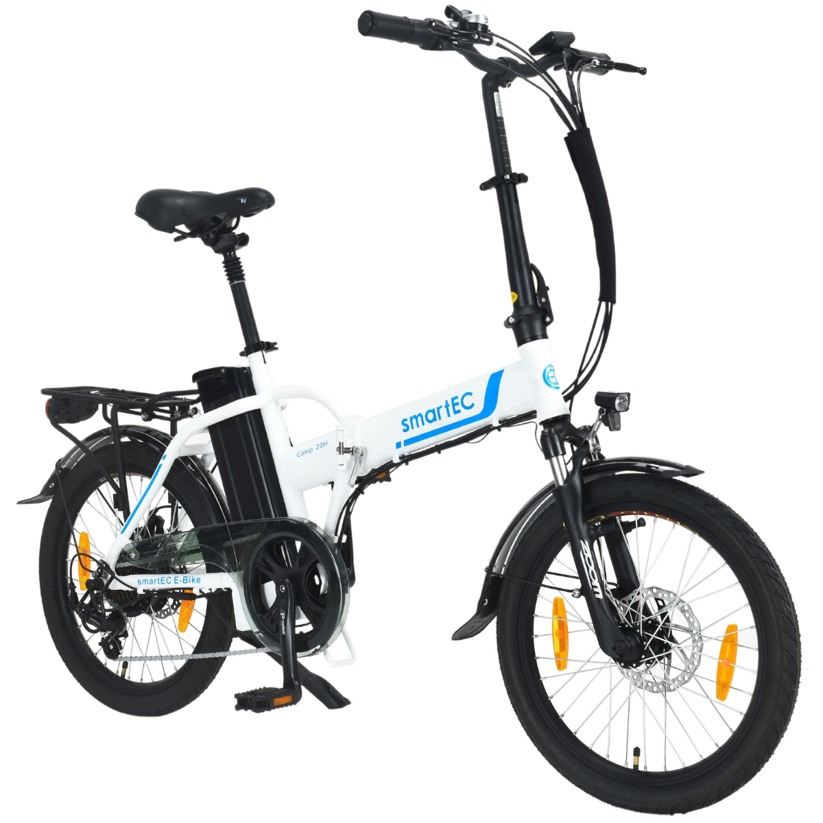 SMARTEC Camp-20H Falt Wh, Pedelec/E-Bike Kompakt-/Faltrad Unisex-Rad, cm, Zoll, weiß) (Laufradgröße: Rahmenhöhe: 562 20 42