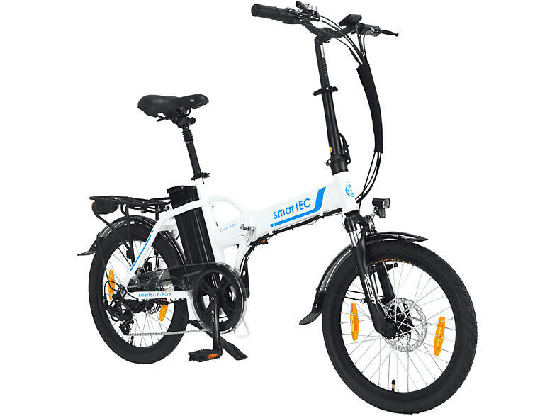 Zoll, (Laufradgröße: Camp-20H weiß) Rahmenhöhe: Unisex-Rad, cm, Wh, 42 SMARTEC Pedelec/E-Bike 562 Falt Kompakt-/Faltrad 20