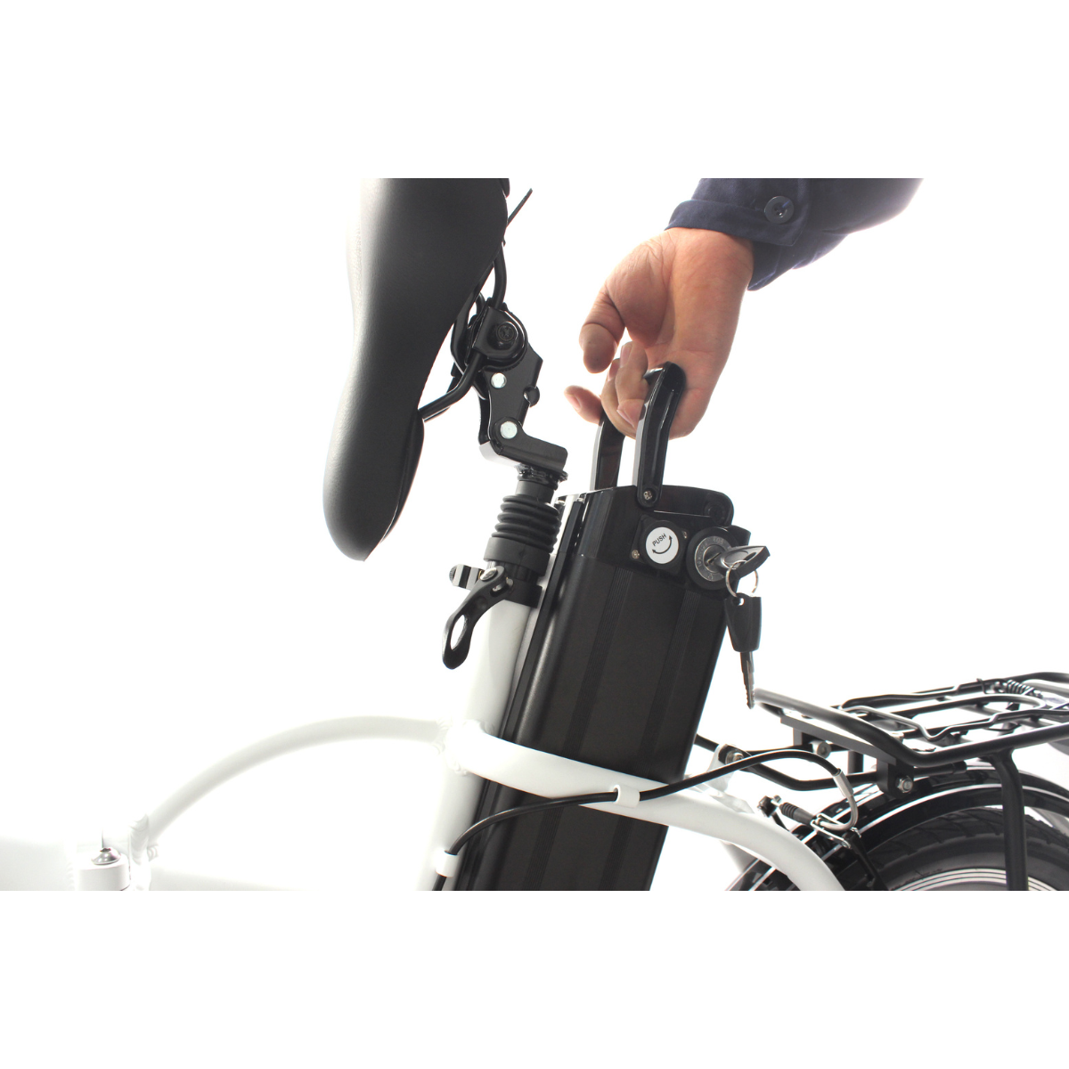 SMARTEC 2er Pack Camp 20D/H mit Transporttaschen Kompakt-/Faltrad (Laufradgröße: 20 Zoll, Unisex-Rad, Weiß)