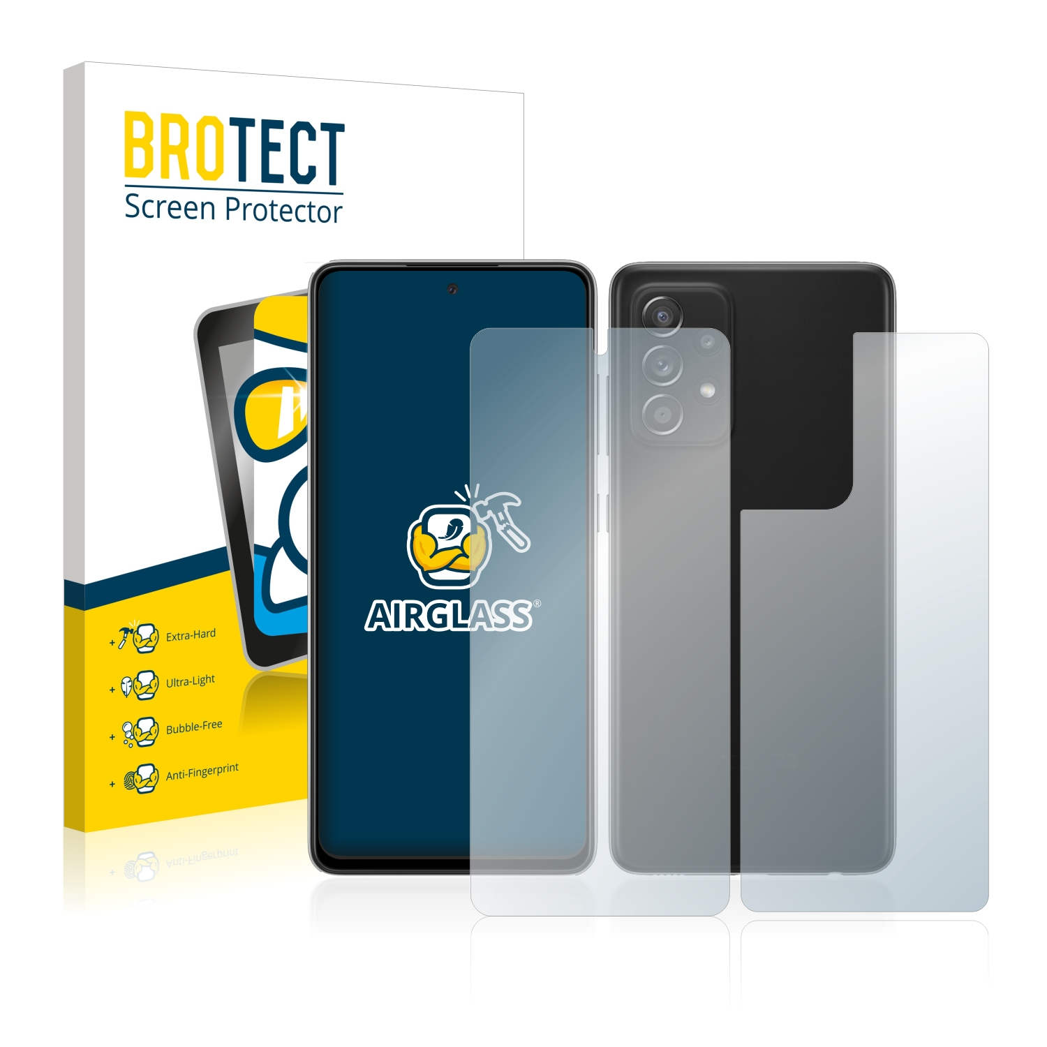 BROTECT A52s Airglass 5G) Samsung Schutzfolie(für Galaxy klare