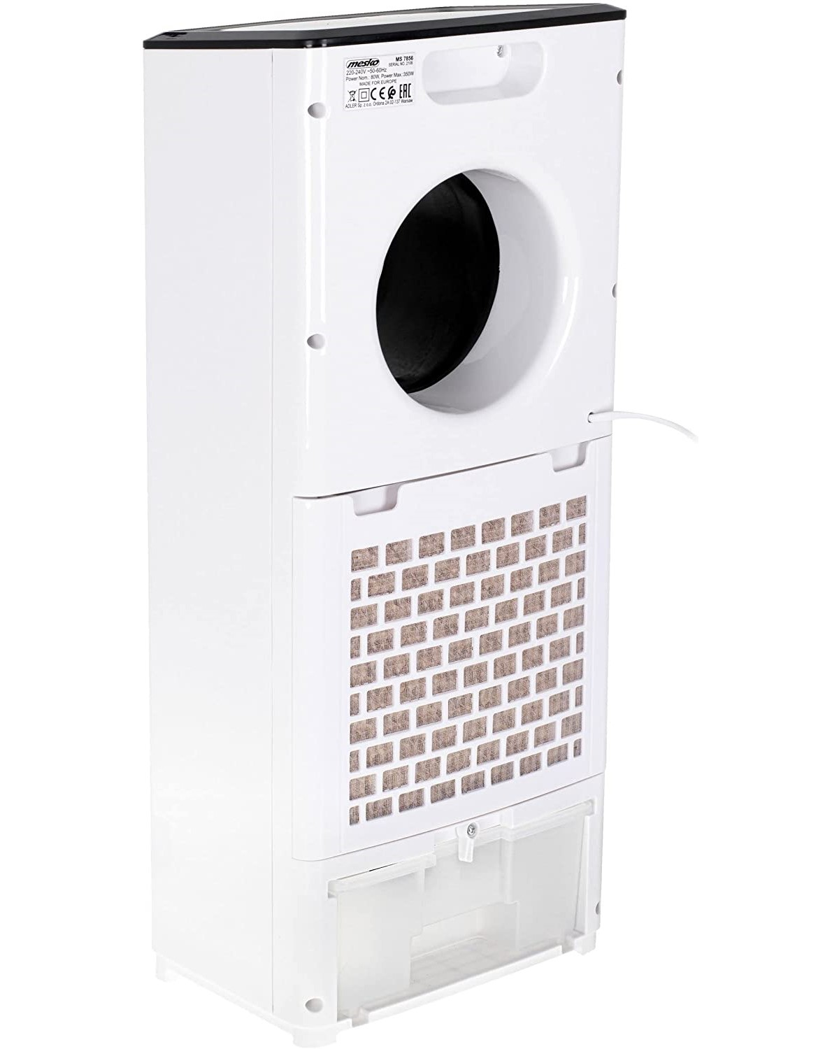 JUNG BLADELESS Aircooler Klimagerät mit Timer Wasserkühlung, Fernbedienung Weiß Raumgröße: Inkl. 40 (Max. EEK: m², + A+)