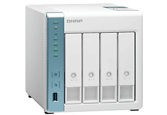 QNAP SYSTEMS TurboNas TS-431K 4TB (= mit 4x Festplatte WD 1TB RED PLUS) 4 TB 3,5 Zoll extern