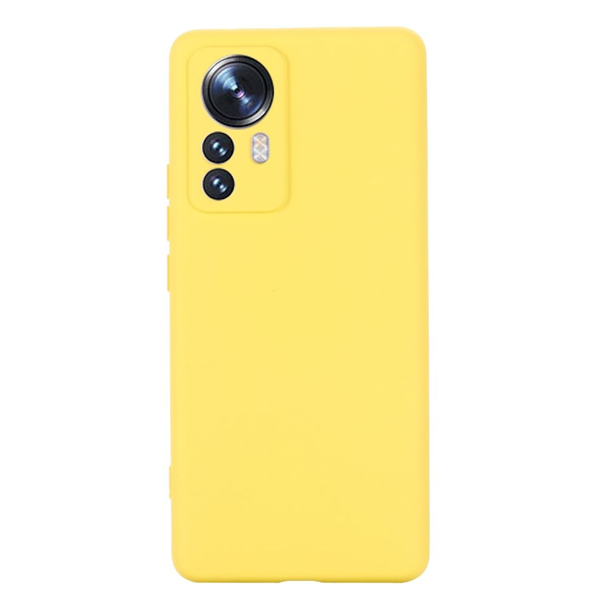 COVERKINGZ Backcover, Gelb Handycase Xiaomi, Pro, Silikon, aus 12