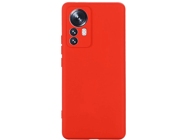 COVERKINGZ Handycase aus Silikon, Backcover, Xiaomi, 12 Pro, Rot