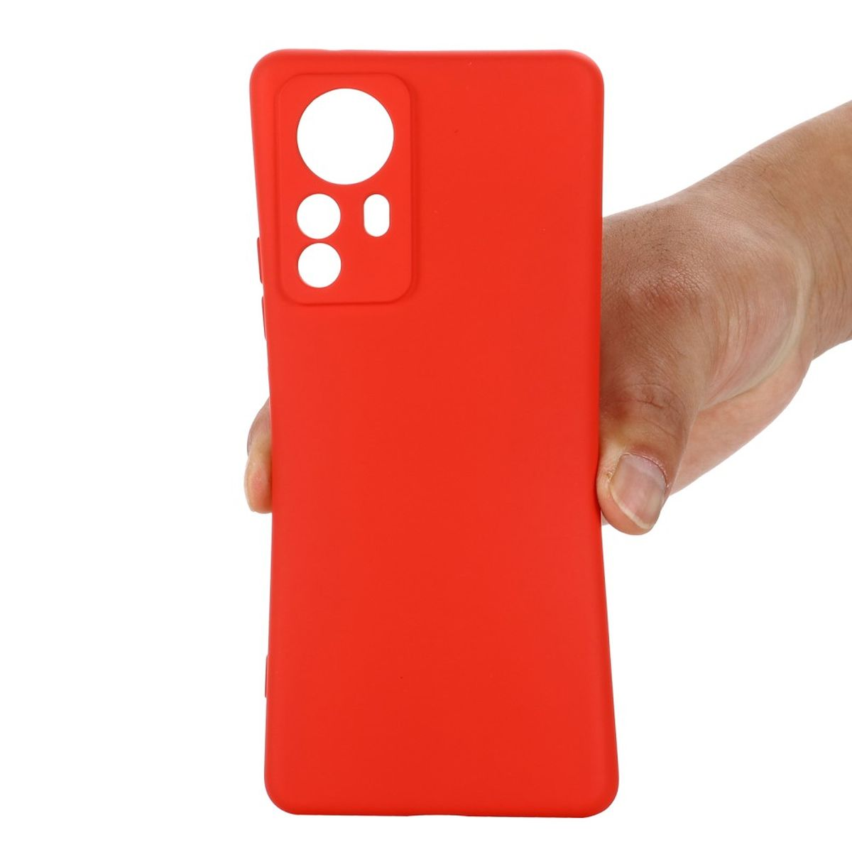 Pro, aus Handycase 12 COVERKINGZ Silikon, Backcover, Xiaomi, Rot