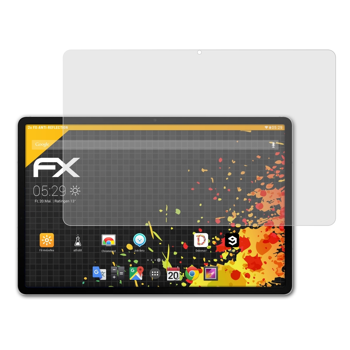 Samsung FX-Antireflex S8+) Tab Displayschutz(für Galaxy 2x ATFOLIX