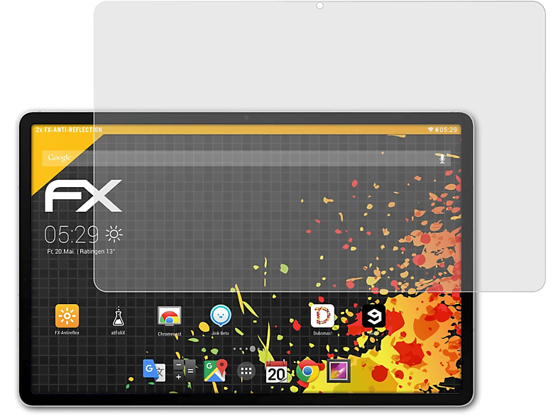 ATFOLIX 2x FX-Antireflex Displayschutz(für Samsung Galaxy Tab S8+)