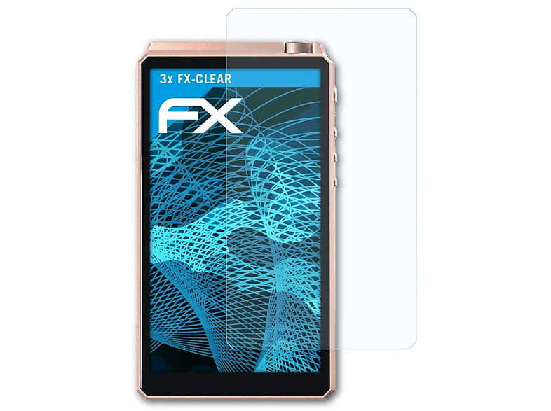 ATFOLIX 3x FX-Clear Displayschutz(für RS6) HiBy
