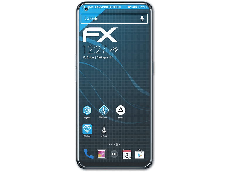 ATFOLIX 3x 9 Displayschutz(für Realme Pro+) FX-Clear
