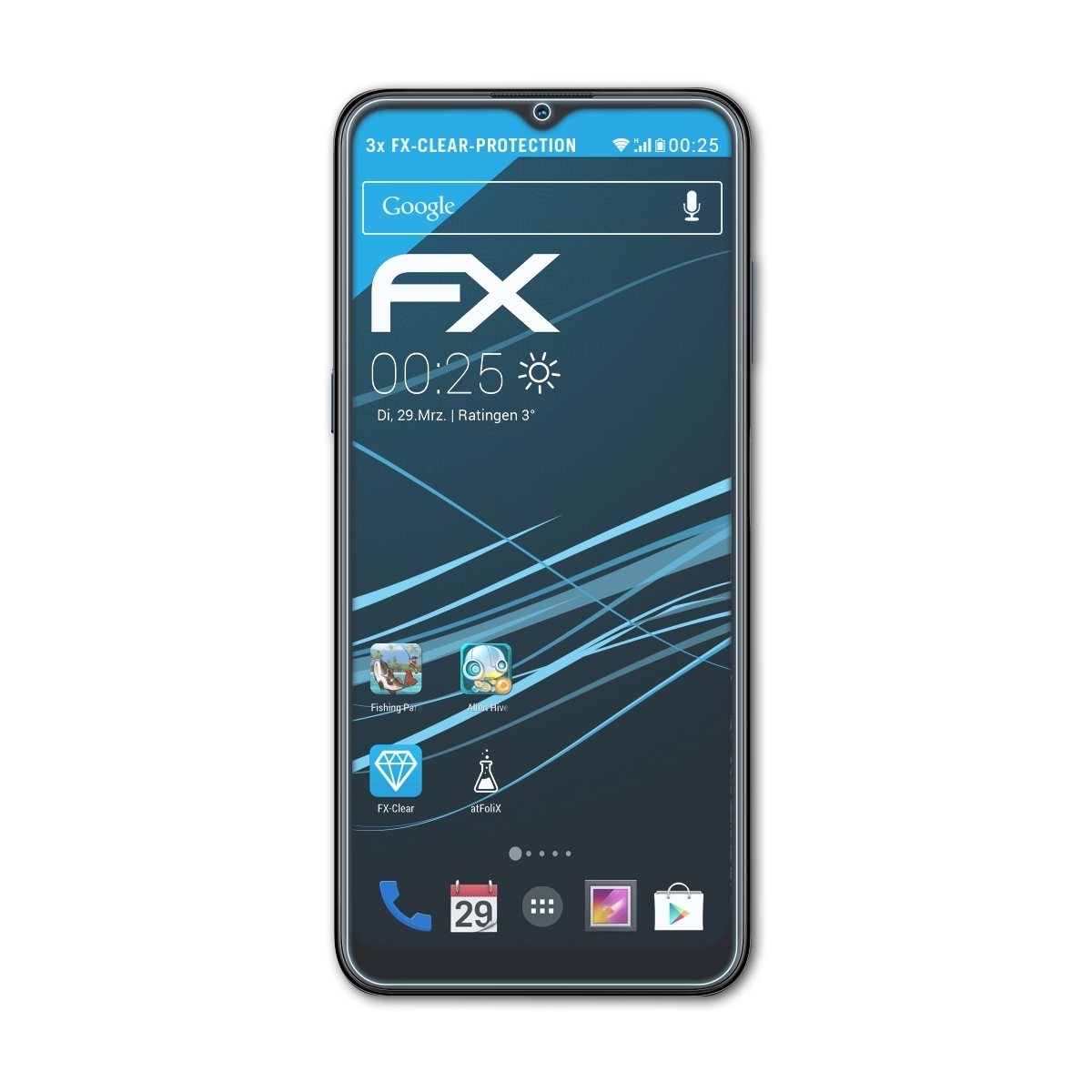 ATFOLIX FX-Clear Nokia G21) 3x Displayschutz(für