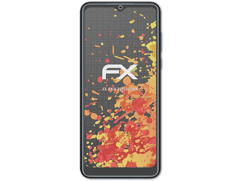 ATFOLIX 3x FX-Antireflex Displayschutz(für Motorola Moto G Pure)