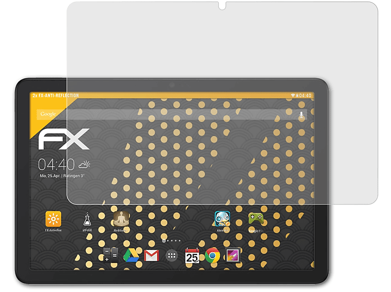 ATFOLIX 2x FX-Antireflex Displayschutz(für 10s) TCL NxtPaper