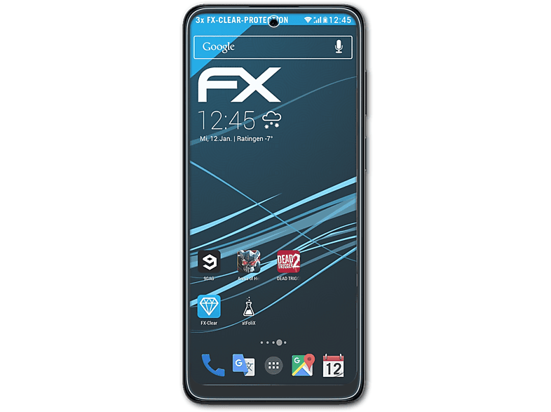 Displayschutz(für G22) Motorola FX-Clear Moto ATFOLIX 3x