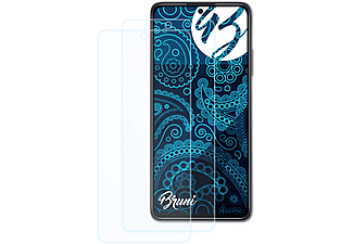 BRUNI 2x Basics-Clear Schutzfolie(für Xiaomi Poco X4 Pro 5G)