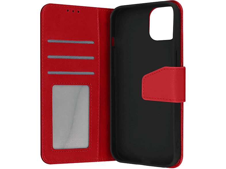 AVIZAR Premium iPhone Series, Mini, Bookcover, 13 Rot Apple