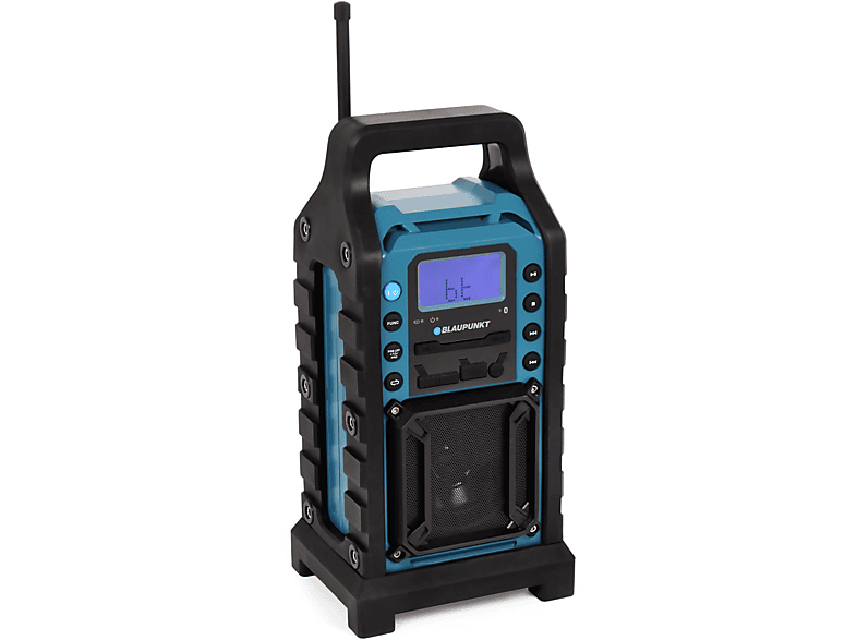 BLAUPUNKT Schwarz/Blau BSR FM, Tuner, 10 Bluetooth, PLL Baustellenradio Baustellenradio, |