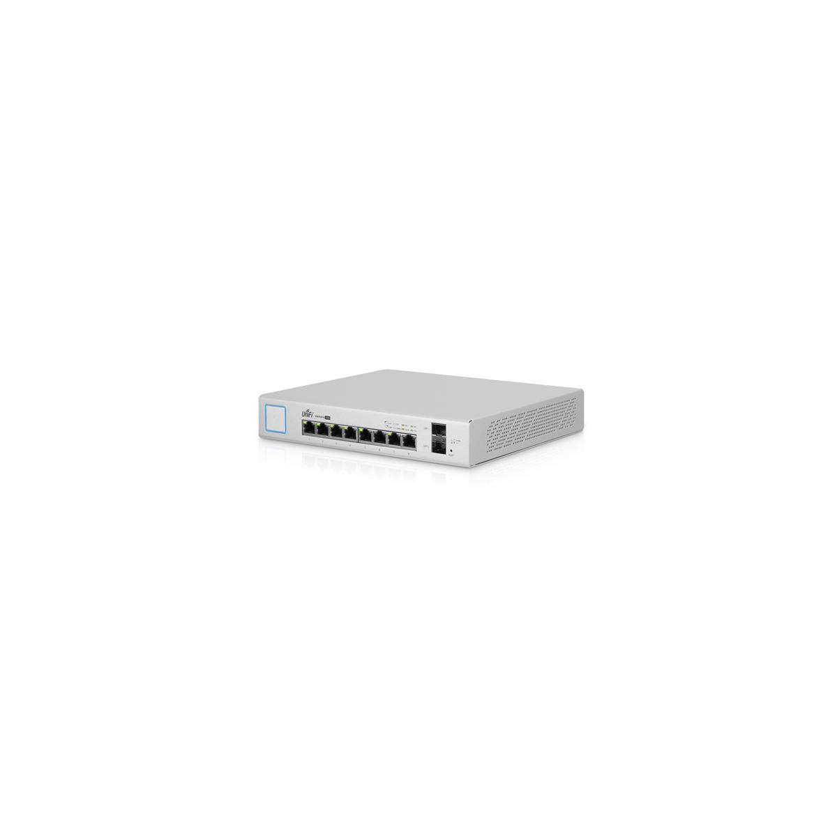 Ubiquiti US-8-150W (8Port UniFi Desktop Gigabit 10 UBIQUITI Switch Switch Ethernet Switch Gigabit lüfterlos verwaltet
