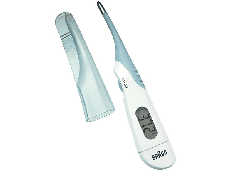 BRAUN Kalem Tipi Koltuk Altı PRT1000 Koltuk Altı Dijital Derece Ateş Ölçer Beyaz