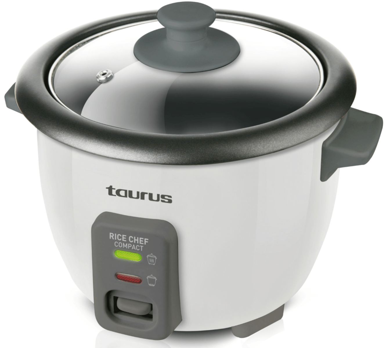 Hervidor de arroz - Rice Chef Compact TAURUS, Blanco