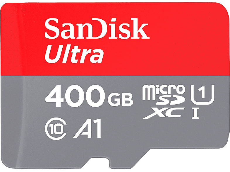 ULT. 100 Micro-SDXC 400GB SANDISK Speicherkarte, 173478 GB, MSDXC 400 (100MB/S,UH, MB/s