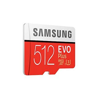 SAMSUNG MB-MC512GA-EU 512GB MICROSD EVO PLUS 100MB/S/90M, Micro-SD, Micro-SDXC Speicherkarte, 512 GB, 100 Mbit/s