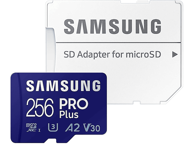 SAMSUNG MB-MD256KA/EU PRO PLUS Speicherkarte, MicroSD MICROSD 256 GB 256GB, CARD Micro-SD (2021)