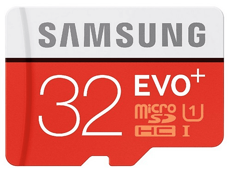 SAMSUNG MB-MC32GA-EU 32GB MICROSD EVO PLUS, Micro-SDHC Micro-SDHC Speicherkarte, 32 GB, 95 MB/s